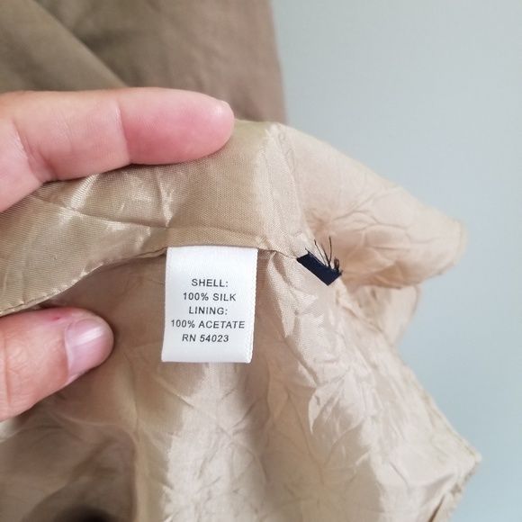 Banana Republic tan ruffle skirt size 0 - Picture 5 of 6